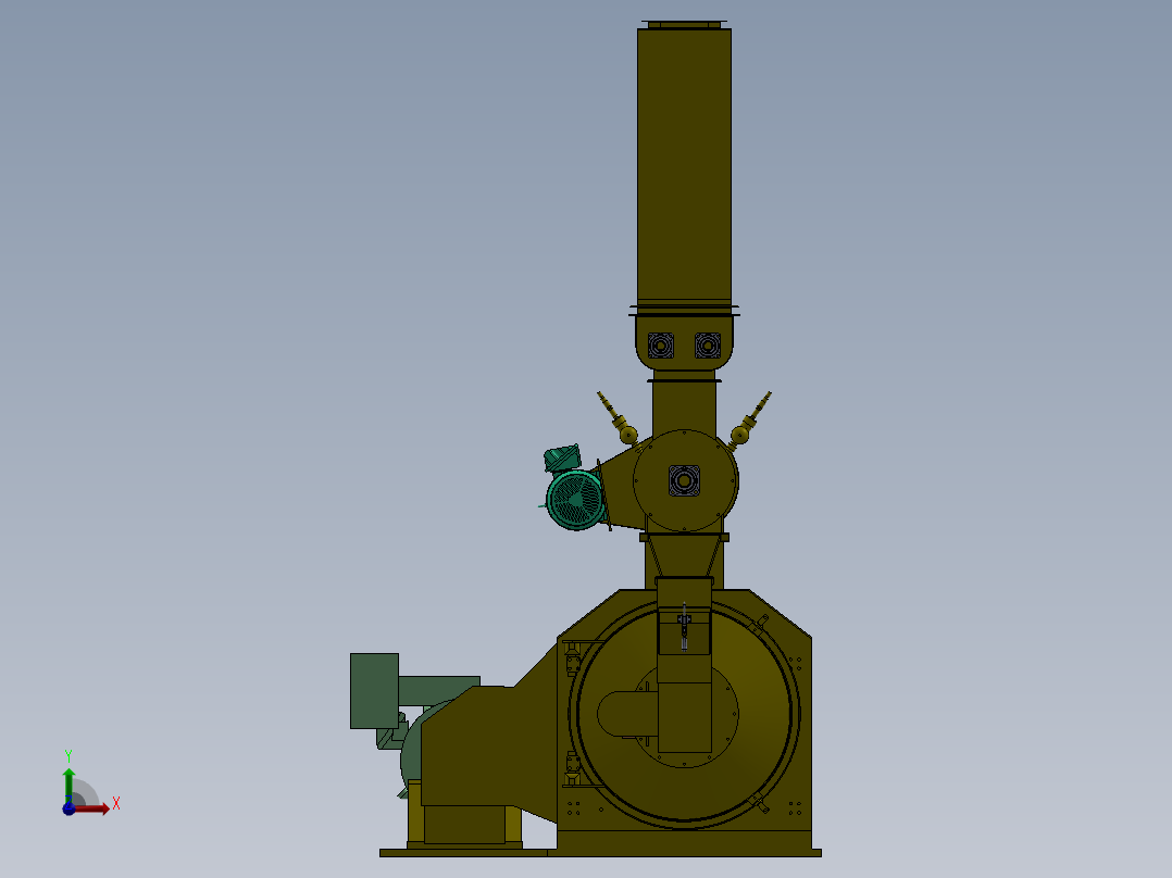 171颗粒饲料压制机前视图