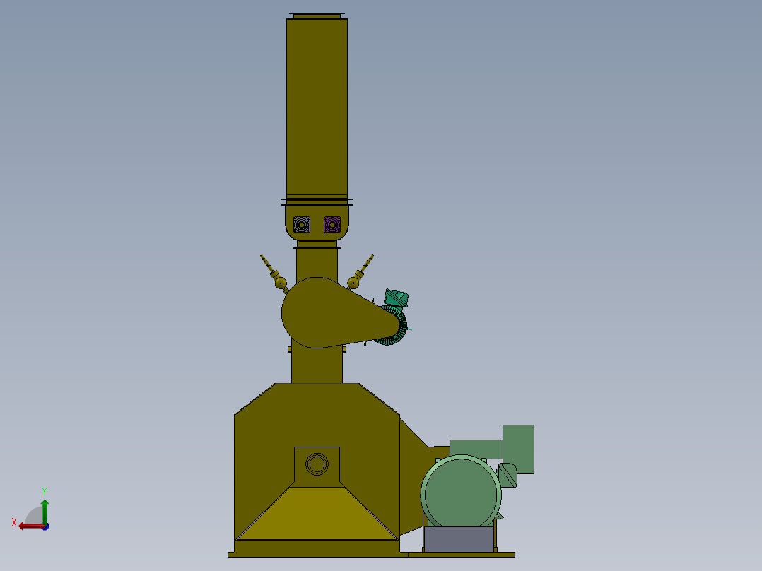 171颗粒饲料压制机后视图