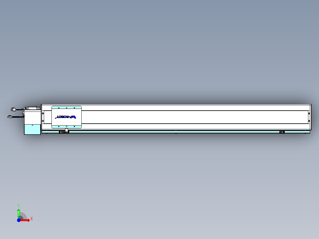 威洛博VBC同步带传动一无尘环境VBC14-L45-S1150-BLD-ZP75-C3前视图