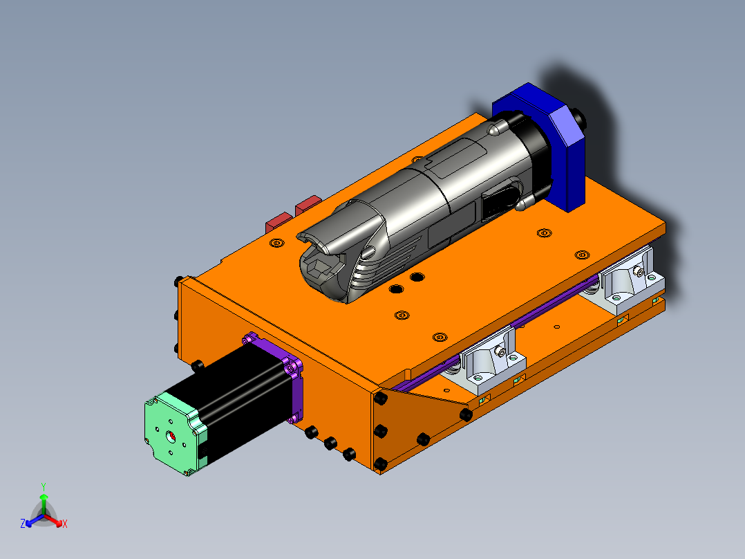 为数控铣床构建Z轴正等轴测图
