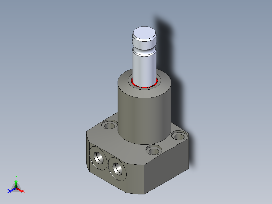KOSMEKTLB0601-2JR多系列多零件图纸模型正等轴测图