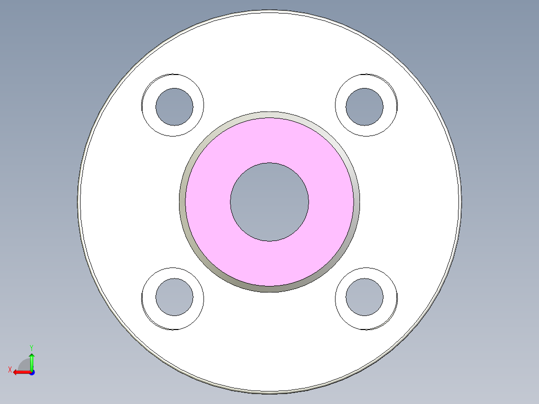 管道手动球阀-水管开关阀-手动阀门User Library-MD52C150DN20-2_MD52C150DN20.FCP后视图