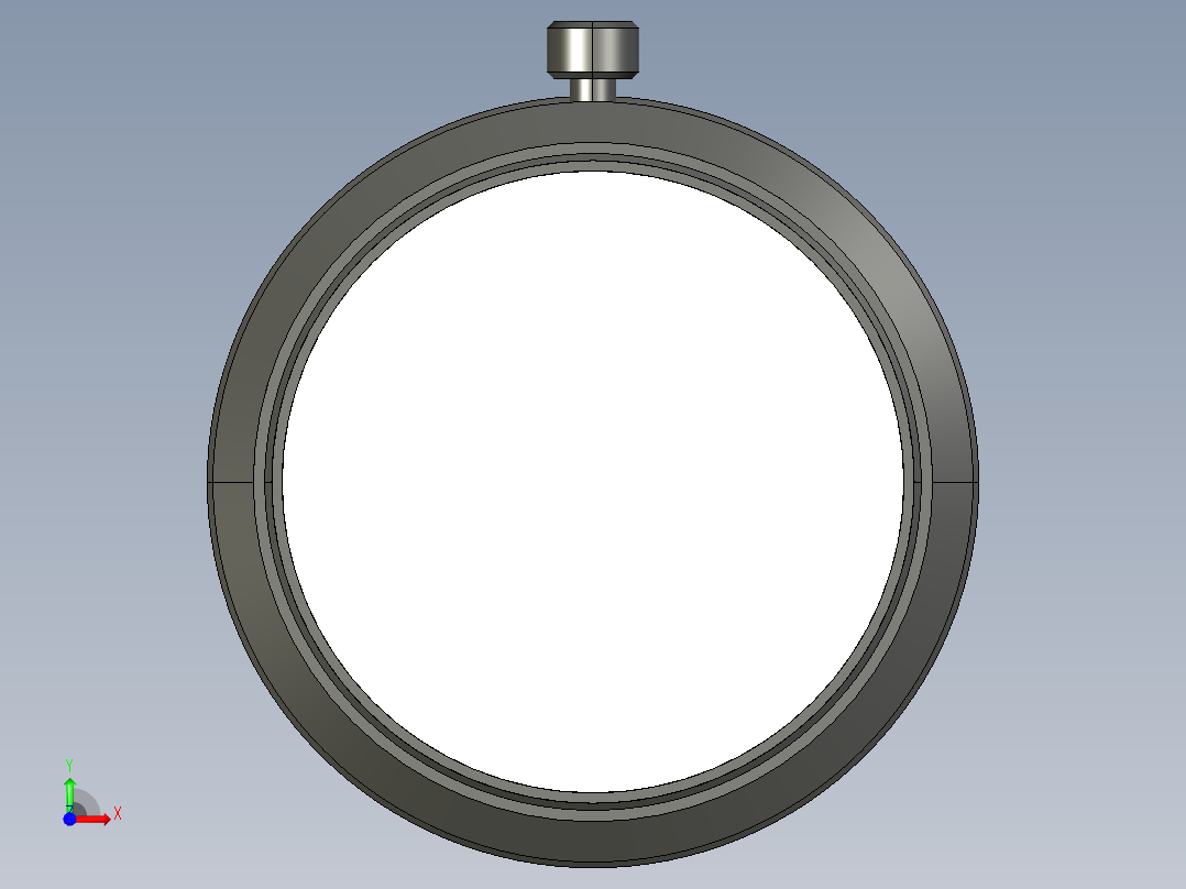 基恩士CA-LH25_kc图纸模型前视图