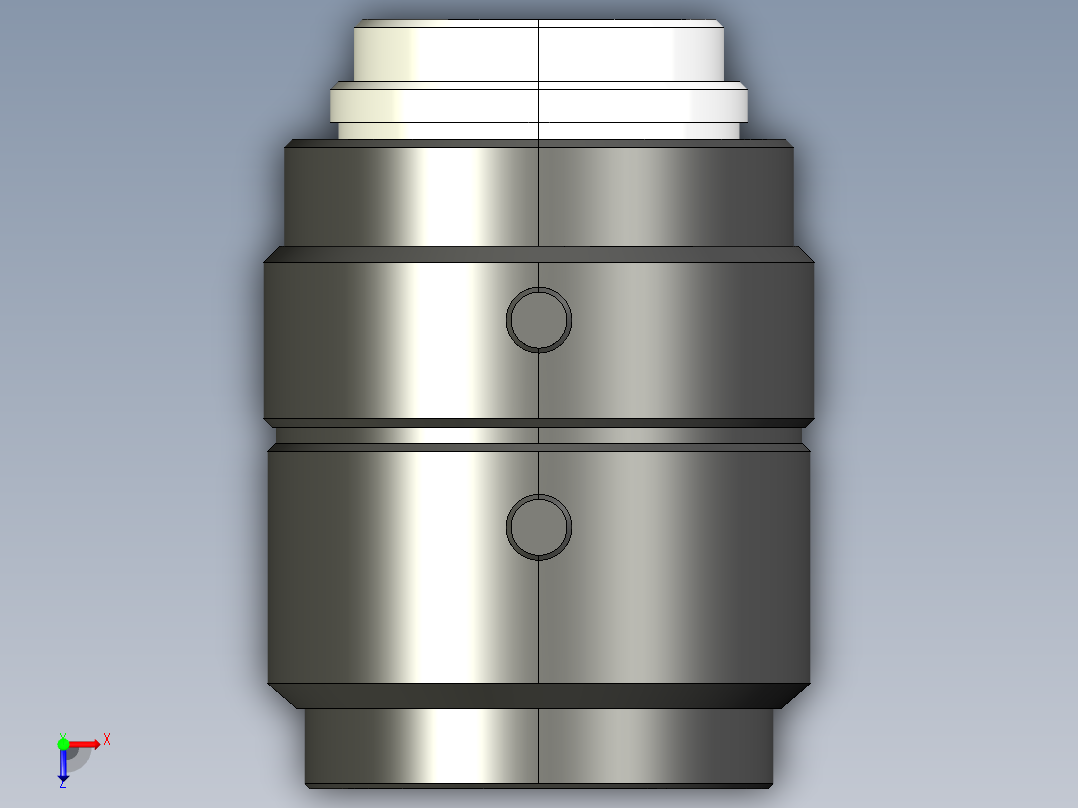 基恩士CA-LH25_kc图纸模型俯视图