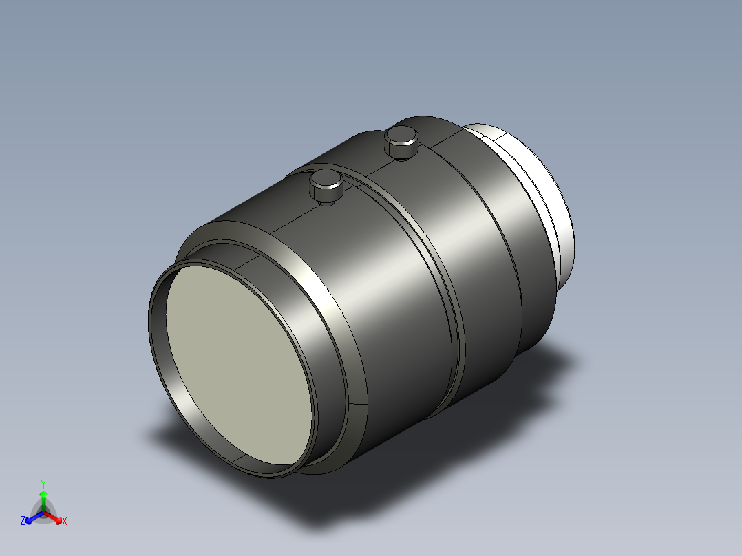基恩士CA-LH25_kc图纸模型正等轴测图