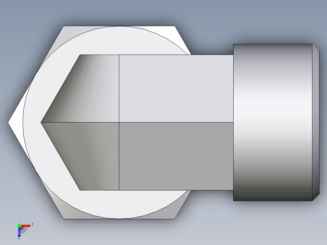 卡套式工业通用硬管接头EO_Assembled_adjustable_standpipe_elbow_EVW15LMOMD71俯视图