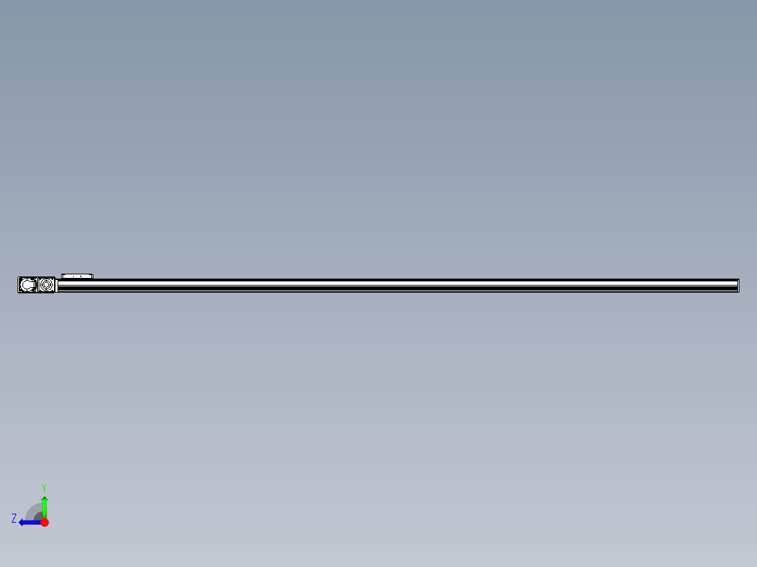 同步带全封闭直线模组TPA-HCB-105D-90-L2600-ML-Y-P20-N3右视图