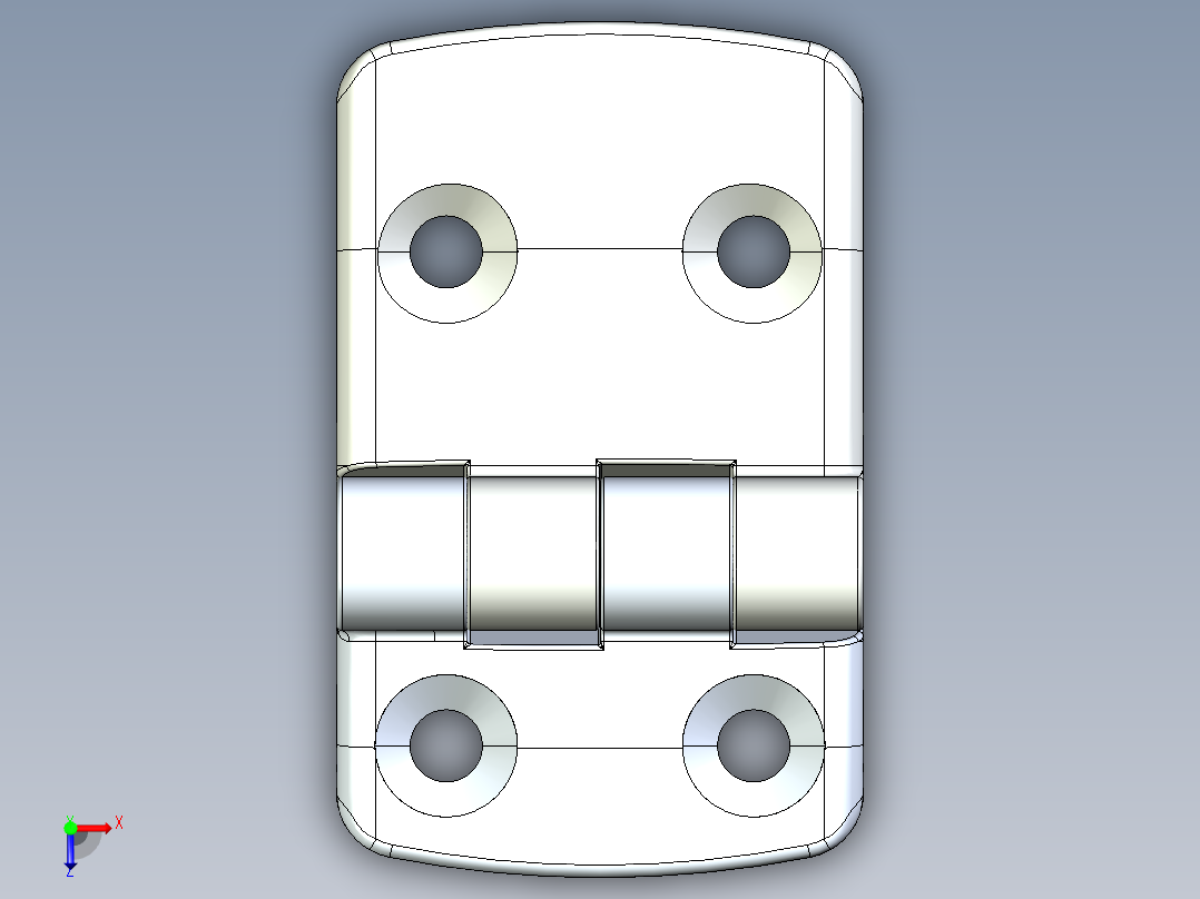 型材-KJN 30-50 COMBI HINGE 095K3050F00俯视图