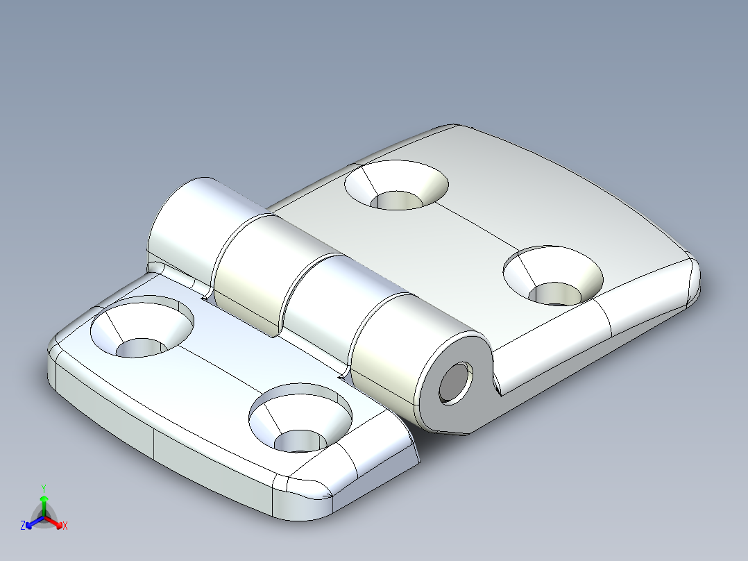 型材-KJN 30-50 COMBI HINGE 095K3050F00正等轴测图
