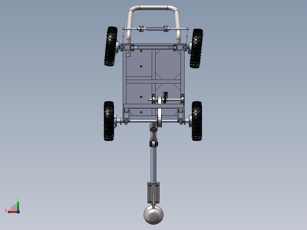 苹果采摘机SW三维图右视图