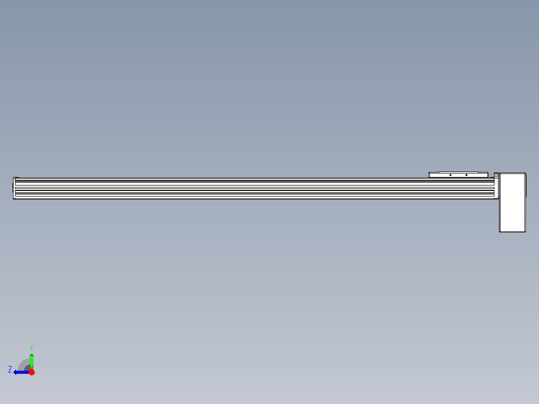 同步带全封闭直线模组TPA-HCB-110D-90-L1000-LP-C-P40-N3右视图
