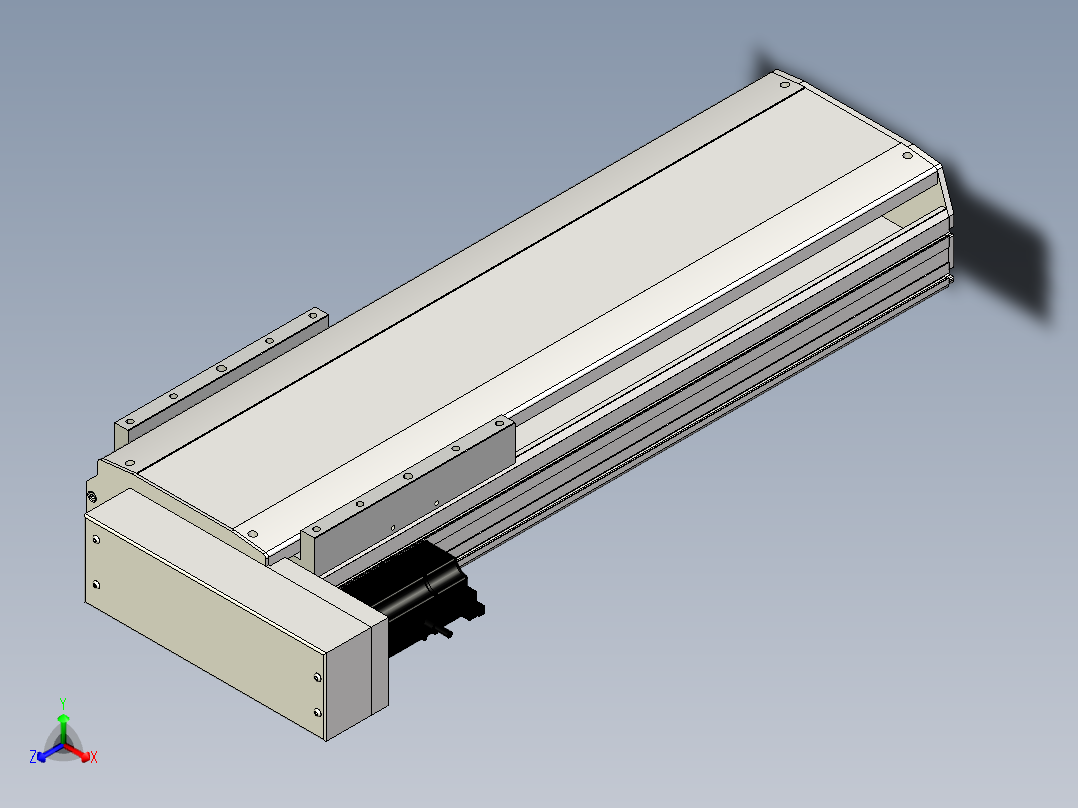 Toyo东佑达直线模组-ETH22-450-BL-400W正等轴测图