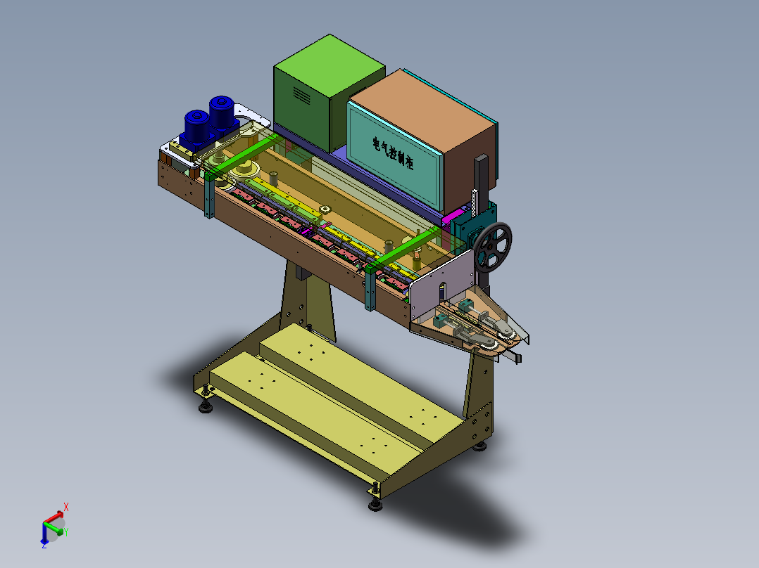 热合机封口机主视图