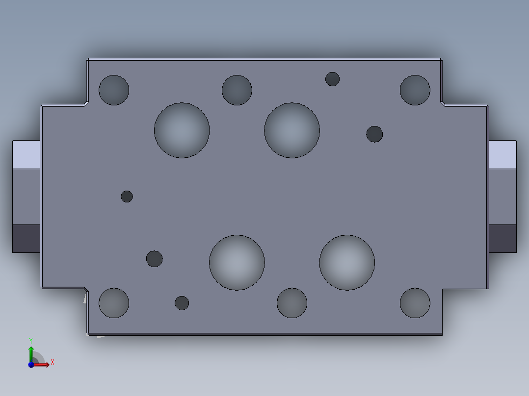 力士乐液压阀-Z2S22通径叠加式液控单向阀前视图