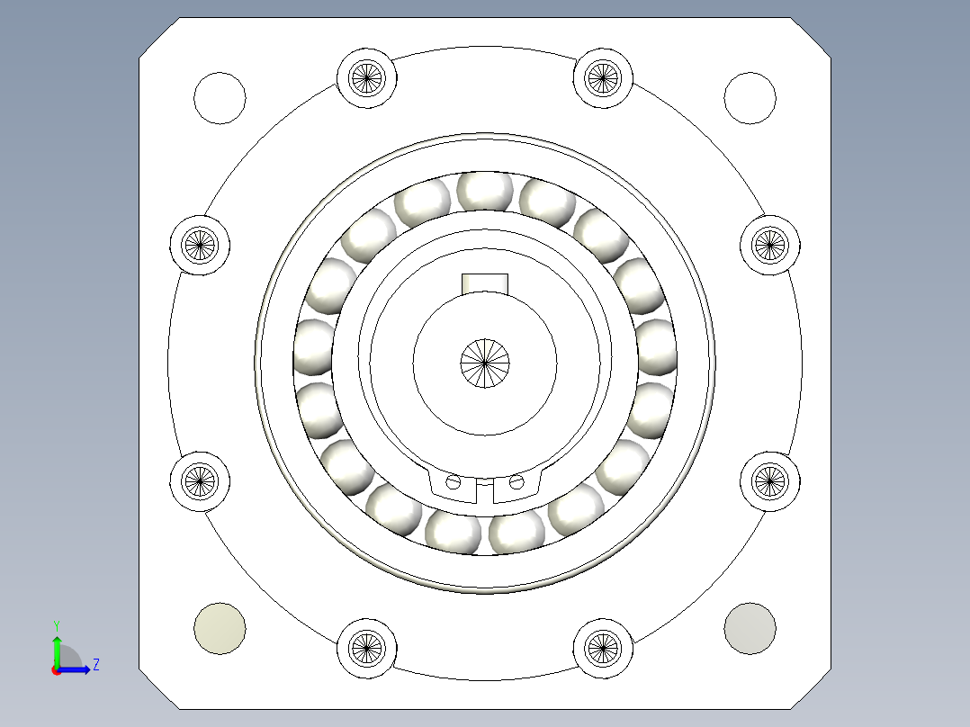 直齿PLF120-L1-LC 19-95-115-M8.stp左视图