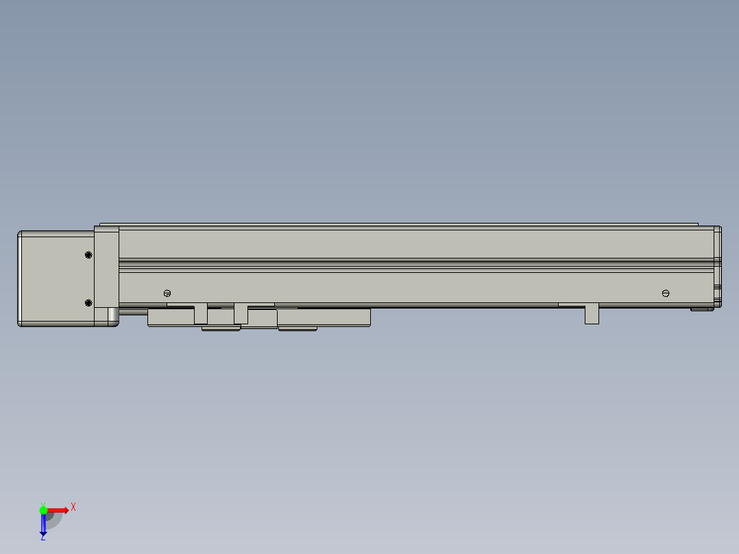 VF丝杆传动-一般环境VT6-S160-BL俯视图