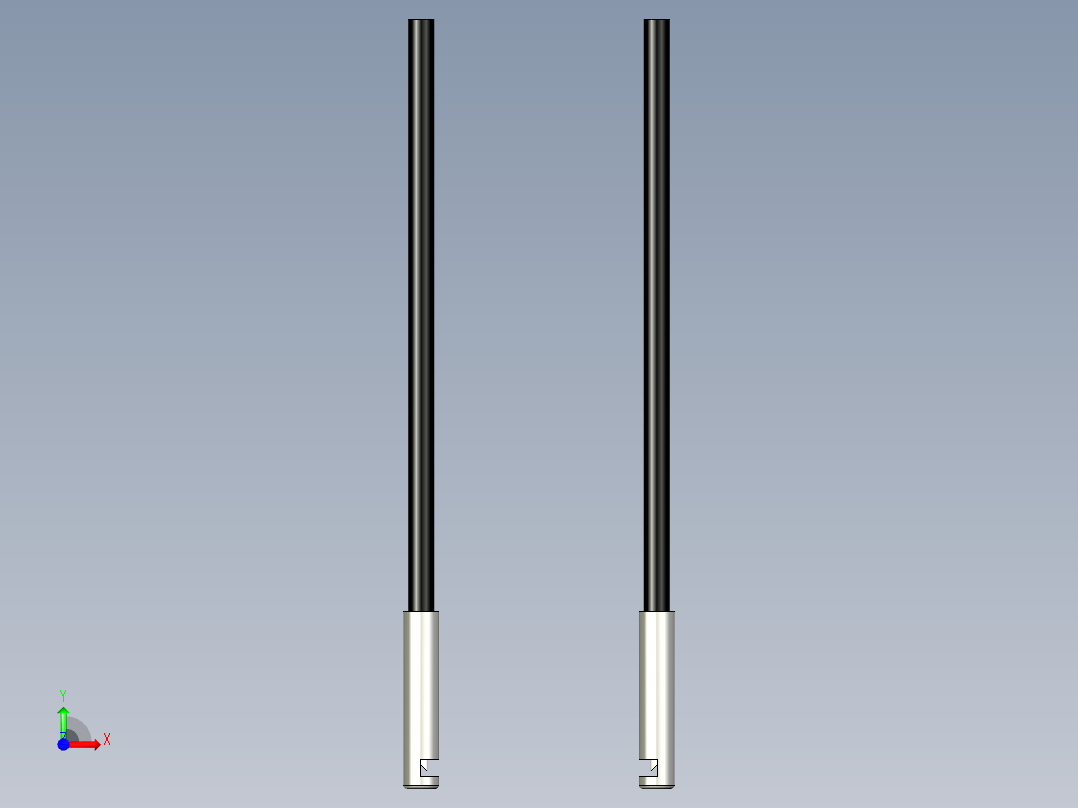 侧视光纤_对射型FT-F315前视图