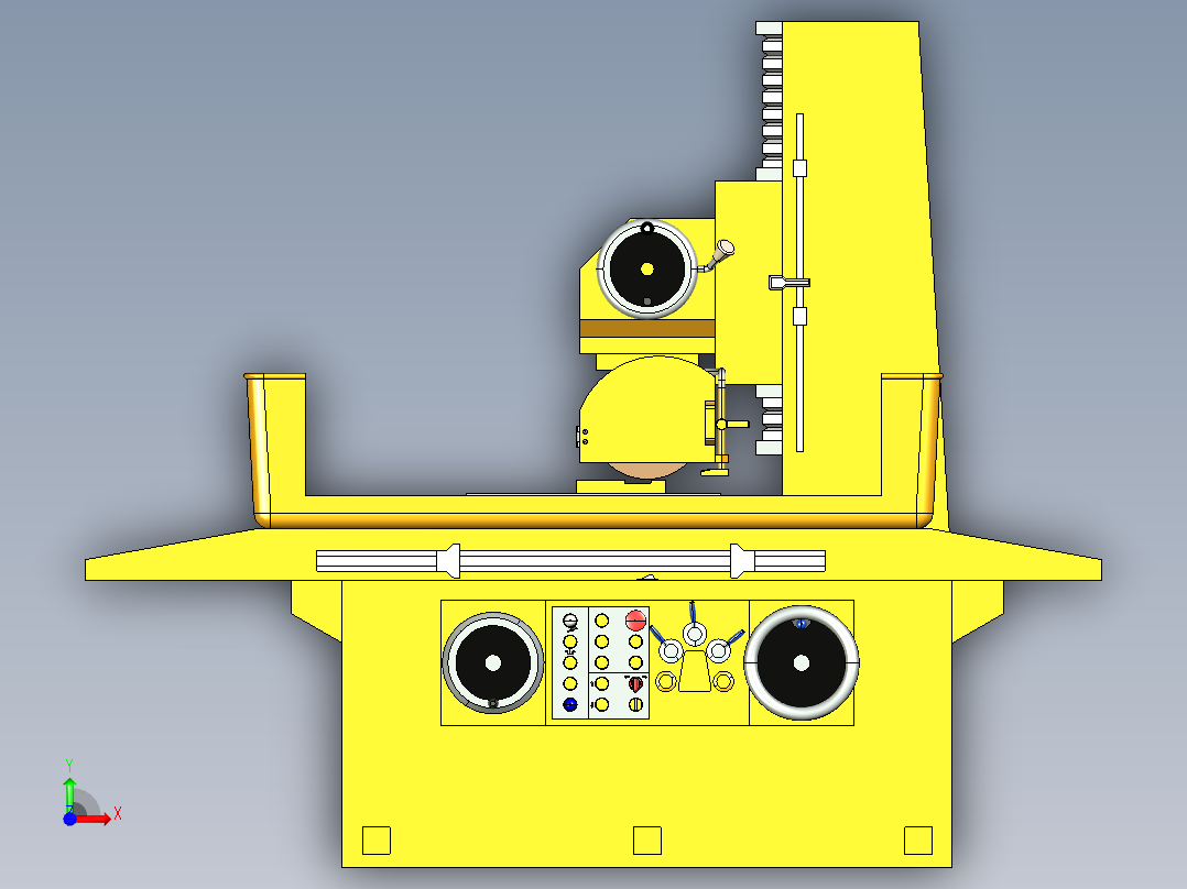 全自动磨床设备前视图