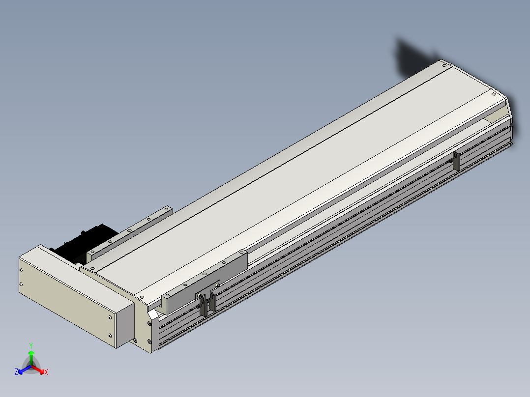Toyo东佑达直线模组-ETH22-700-BR-750W正等轴测图