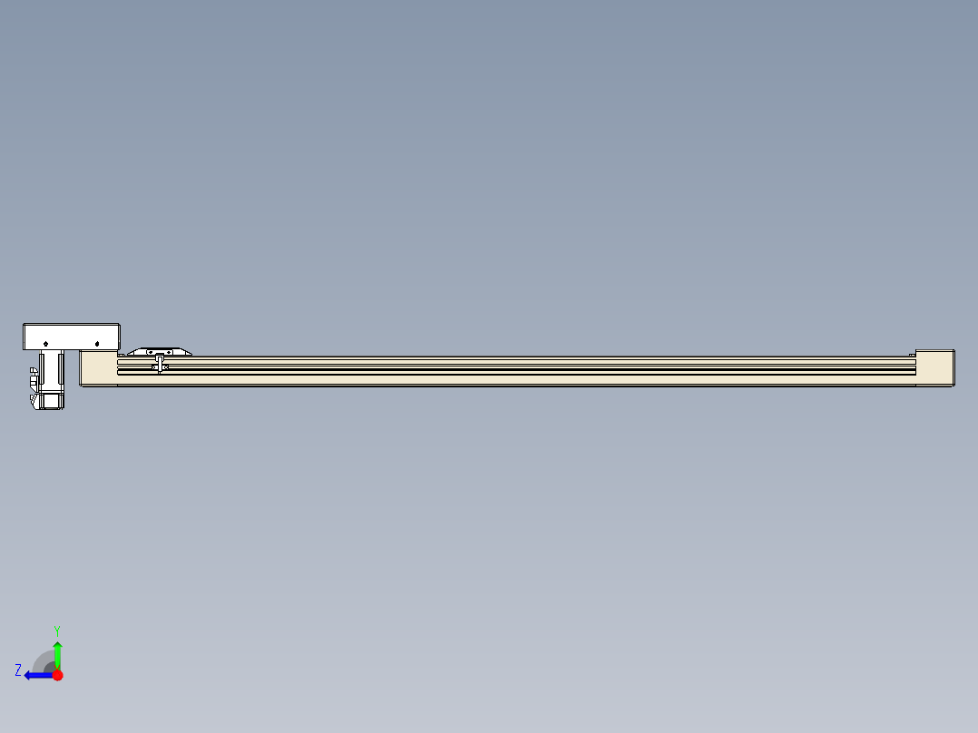 同步带全封闭直线模组TPA-HCB-65S-90-L1100-M-Y-P10-N3右视图