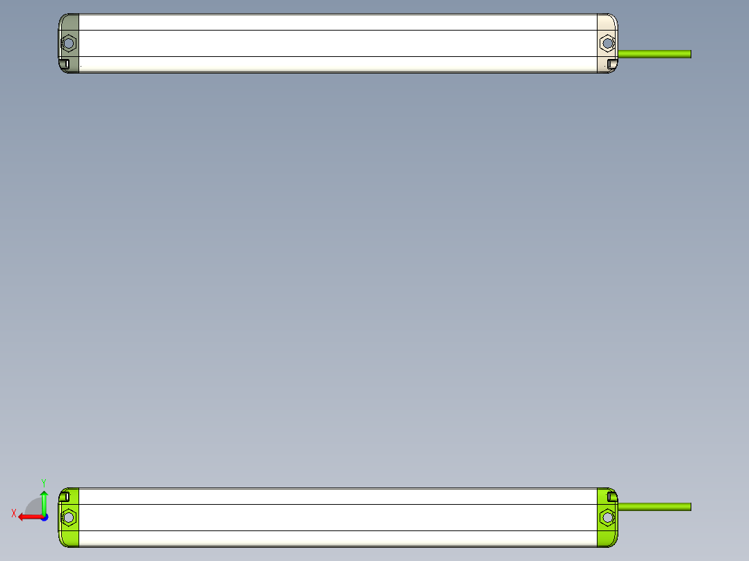 安全_区域传感器H2TLS2410_3D后视图