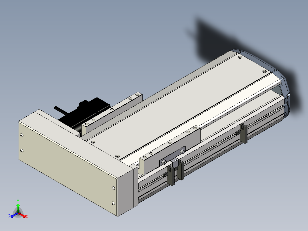 Toyo东佑达直线模组-ETH17-200-BR-M40正等轴测图