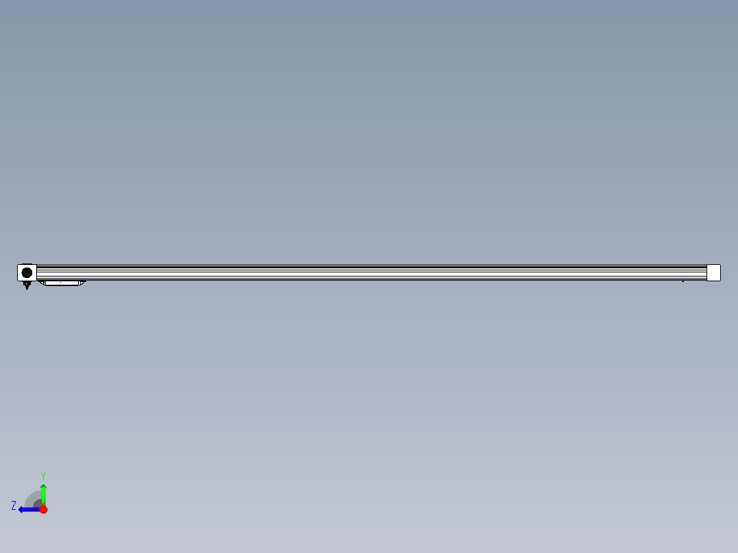 Toyo东佑达直线模组-M65M-X78-2300-L-M40-C4右视图