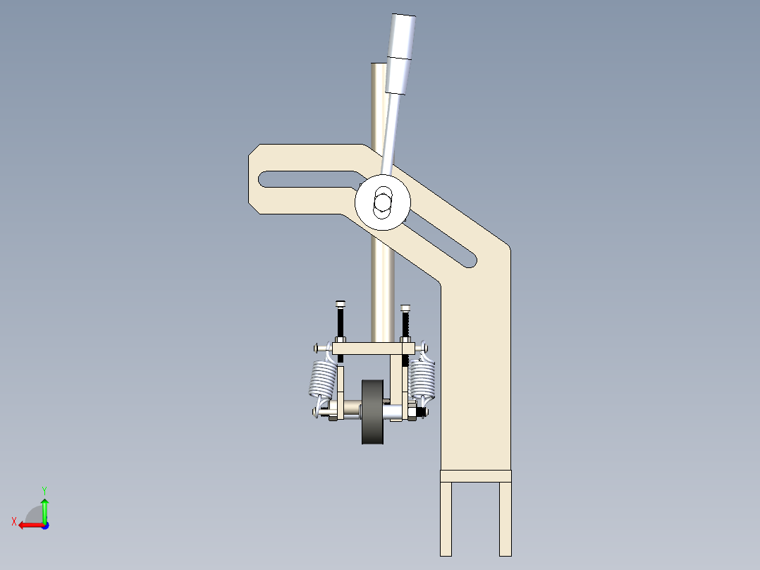 FlexiWheel Mount灵活的支座支架后视图
