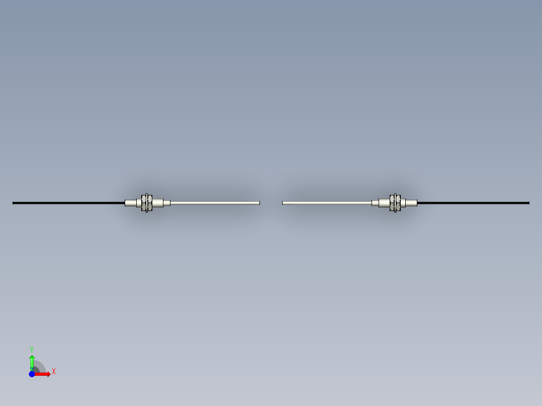 光纤元件对射型FT-D419-M前视图