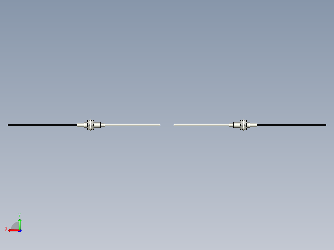 光纤元件对射型FT-D419-M后视图