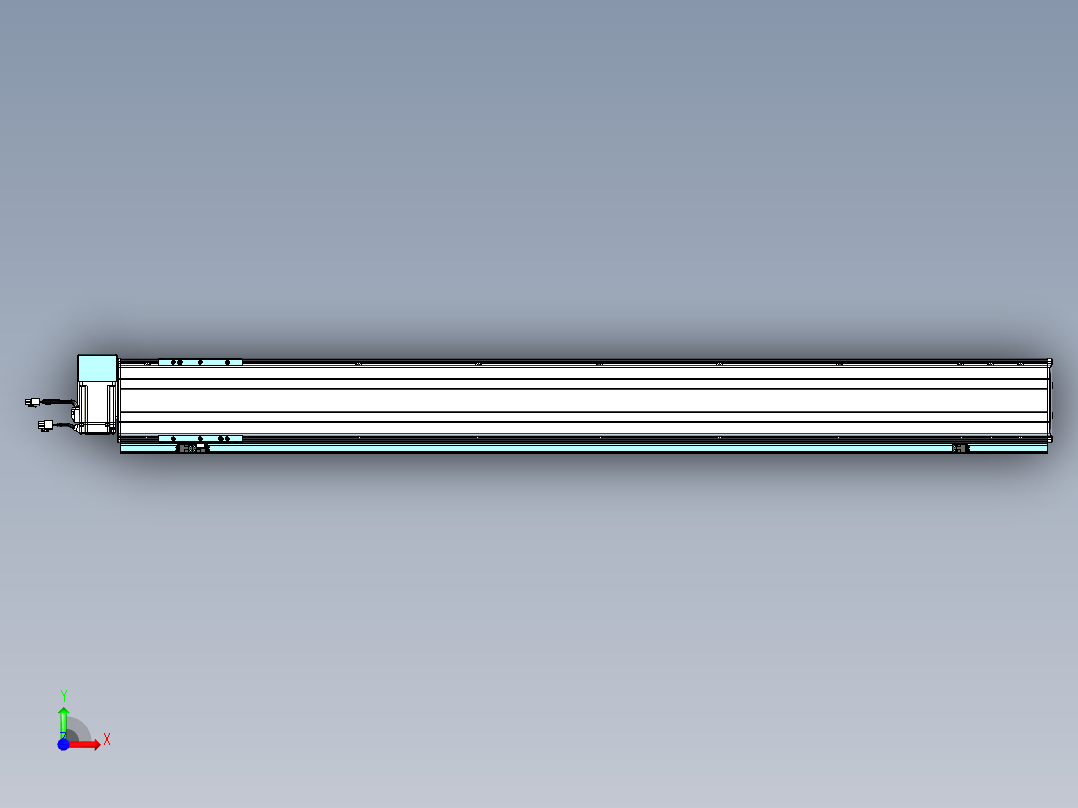 威洛博VBF同步带传动一般环境VBF14-L45-S1250-BRU-ZP40-C3前视图