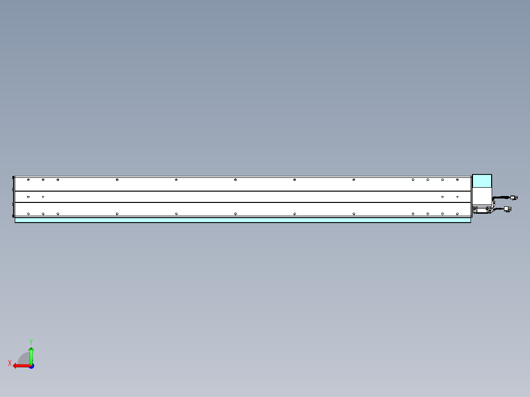 威洛博VBF同步带传动一般环境VBF14-L45-S1250-BRU-ZP40-C3后视图