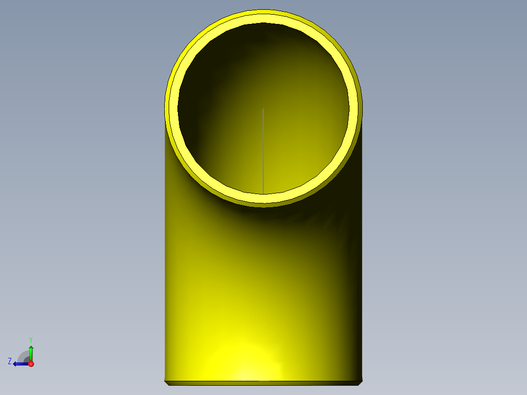 90deg lr metric elbow右视图