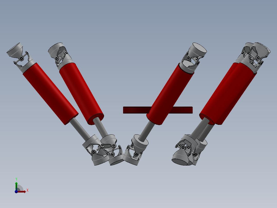 并联机器人(40)前视图