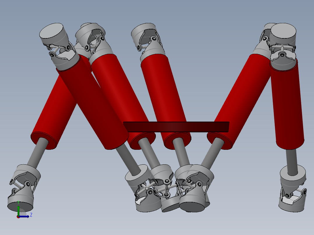 并联机器人(40)左视图