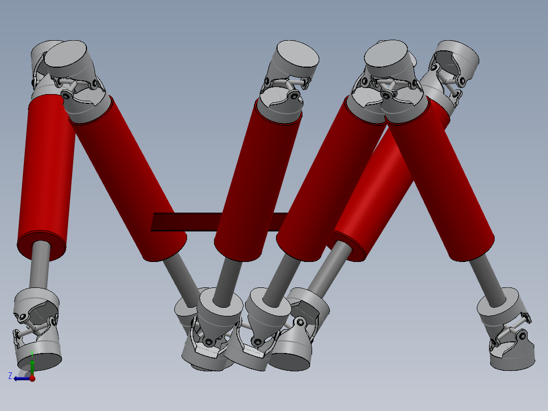 并联机器人(40)右视图