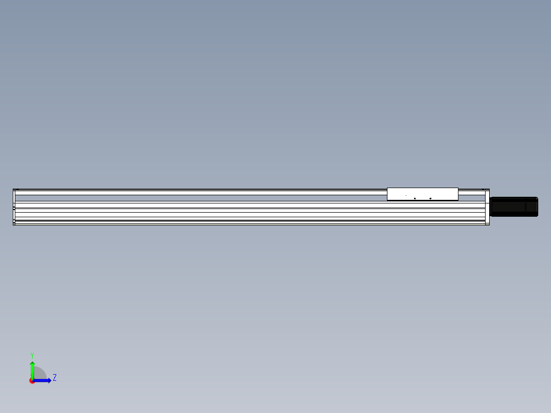 Toyo东佑达直线模组-ETH22-1150-BC-400W+煞車左视图