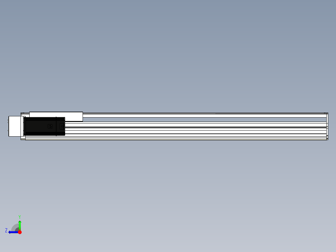 Toyo东佑达直线模组-ETH22-1000-BL-750W+煞車右视图