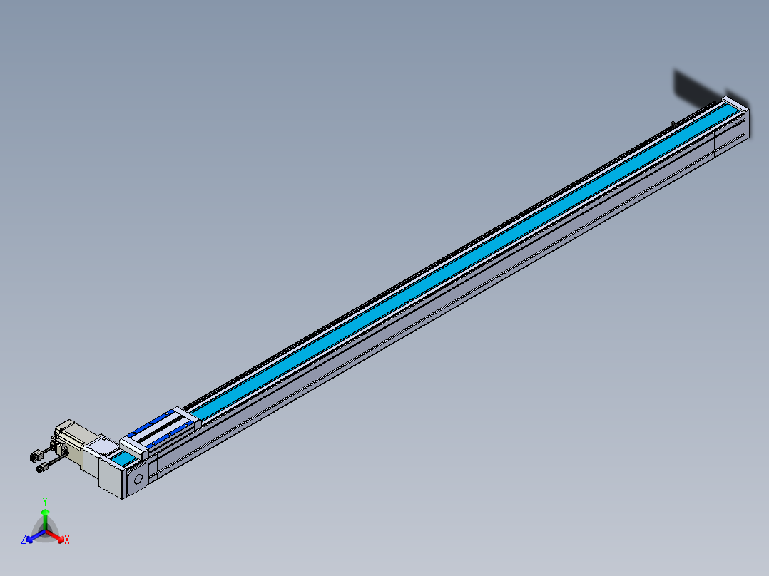 威洛博LB.GB同步带传动--欧规系列LB6A-L130-S1450-BR主视图