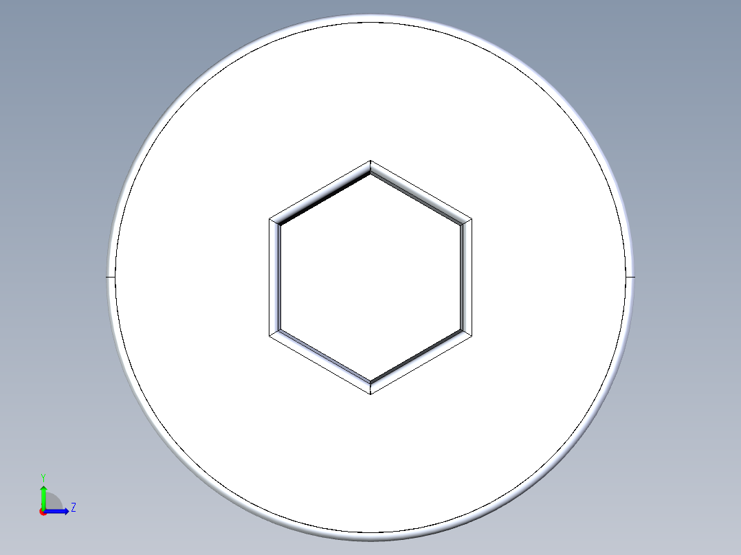 制沉头螺钉-M3_Countersunk_Screw_5.IGS左视图
