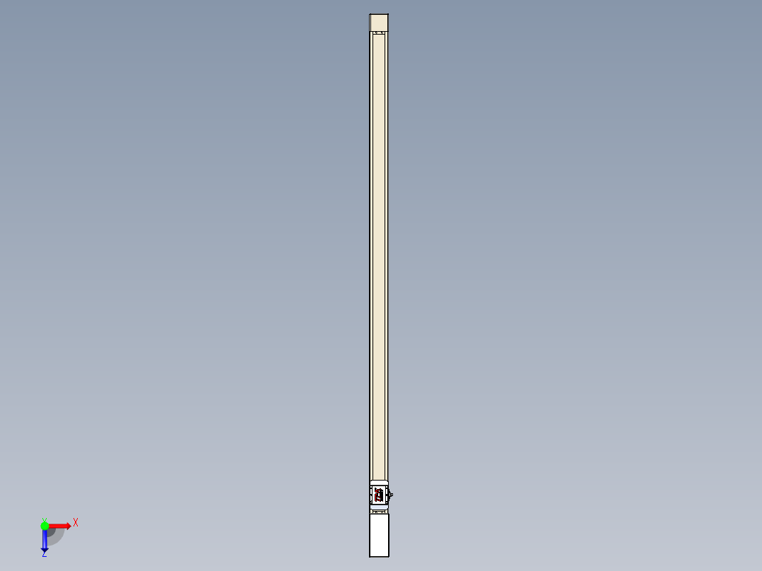 同步带全封闭直线模组TPA-HCB-65S-90-L1500-M-Y-P10-N3俯视图