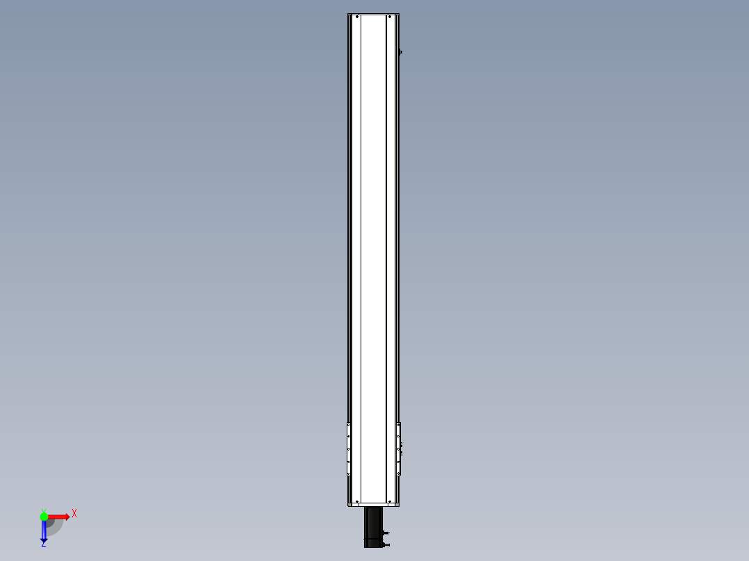Toyo东佑达直线模组-ETH22-1700-BC-750W+煞車俯视图