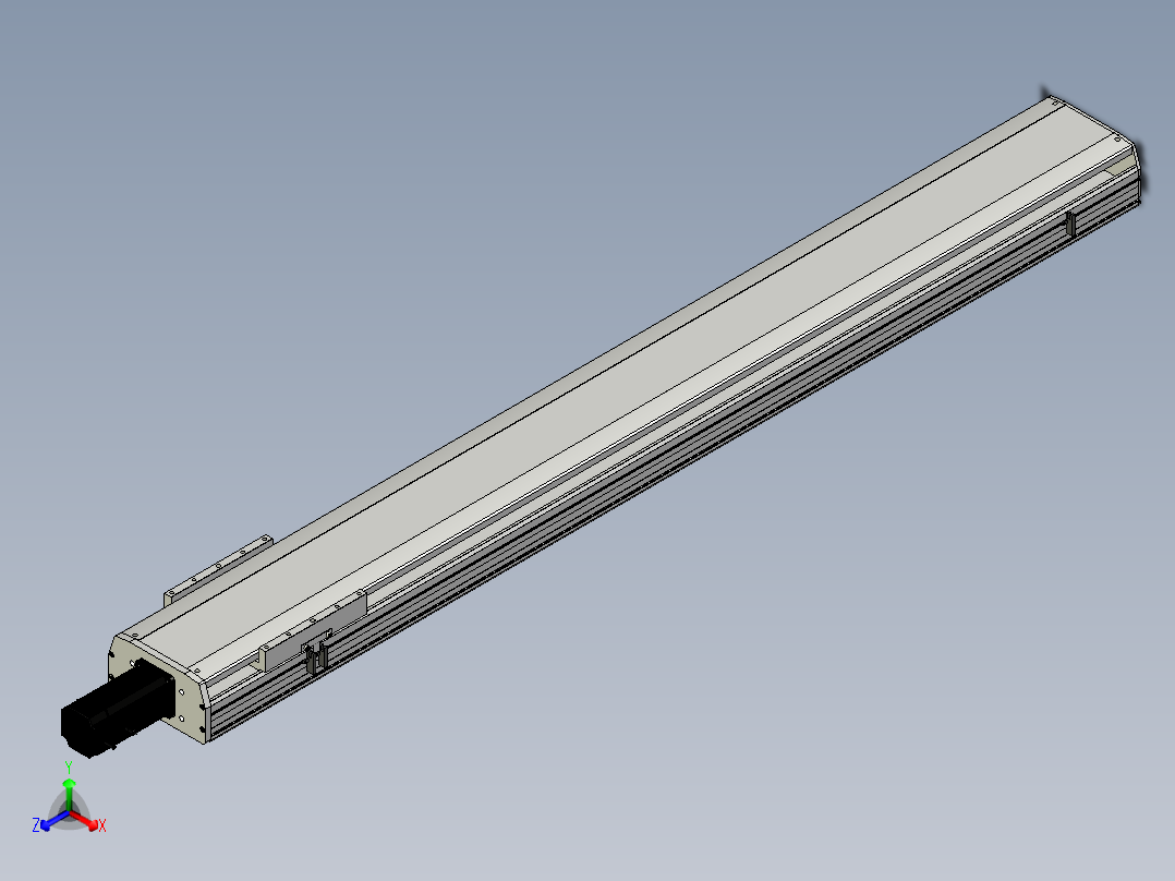 Toyo东佑达直线模组-ETH22-1700-BC-750W+煞車正等轴测图
