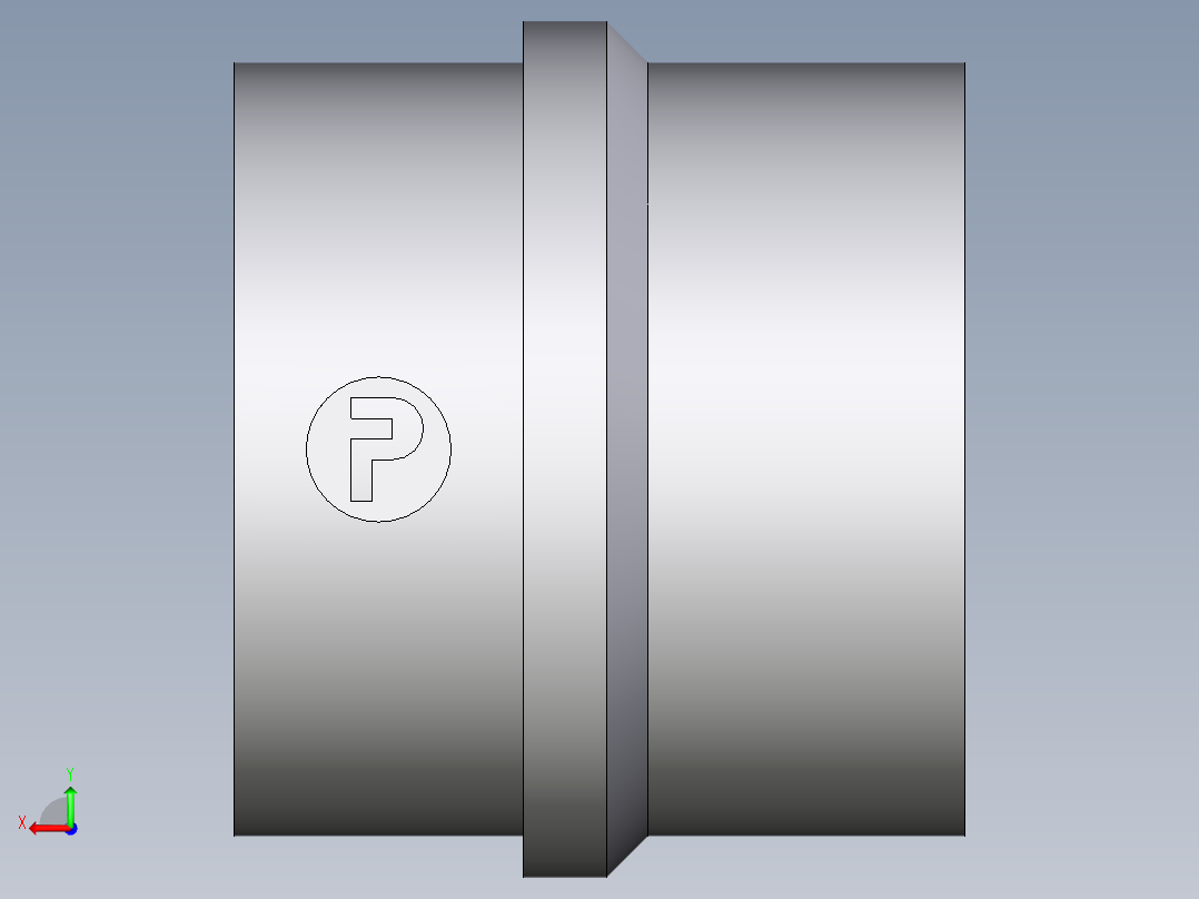 卡套式工业通用硬管接头EO_Blanking_plug_for_cones_BUZ28LCFX后视图