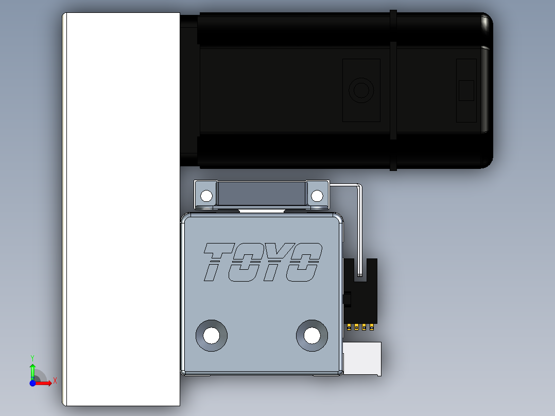 Toyo东佑达直线模组-M65-M-1500-LU-M40-C4前视图