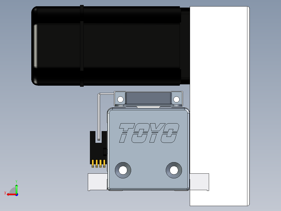 Toyo东佑达直线模组-M65-M-1500-LU-M40-C4后视图