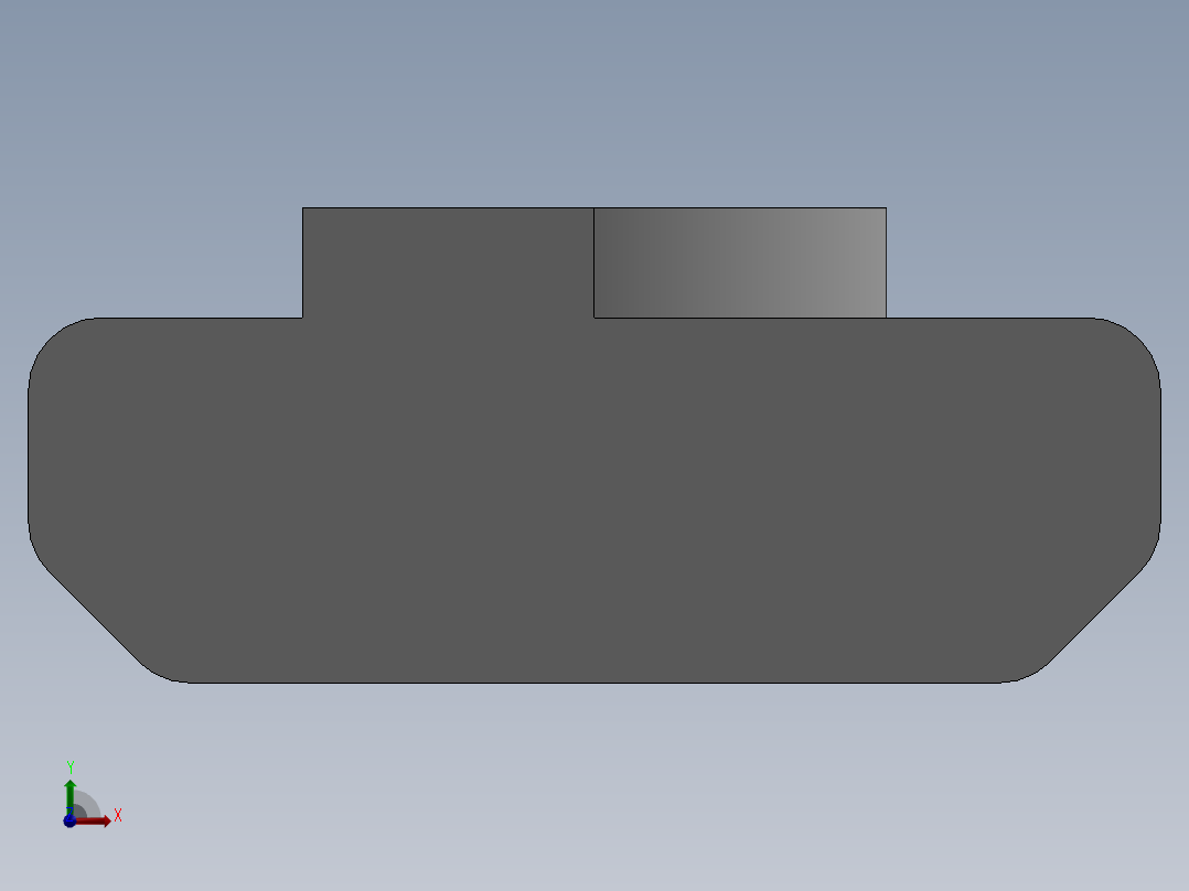A2005327-适用于 M3 螺钉的锤形 T 型螺母前视图