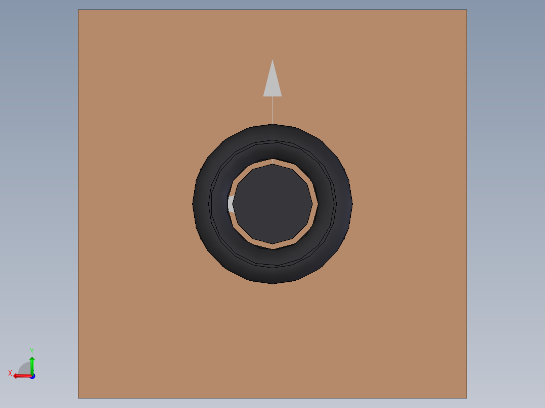 金属接近开关后视图