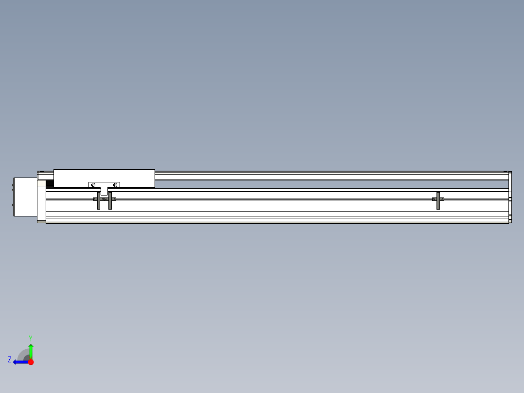 Toyo东佑达直线模组-ETH22-750-BR-750W+煞車右视图