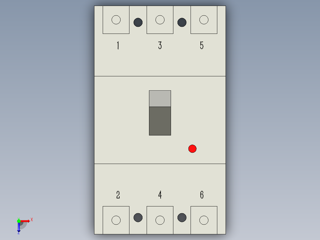 施耐德NSC60E3俯视图
